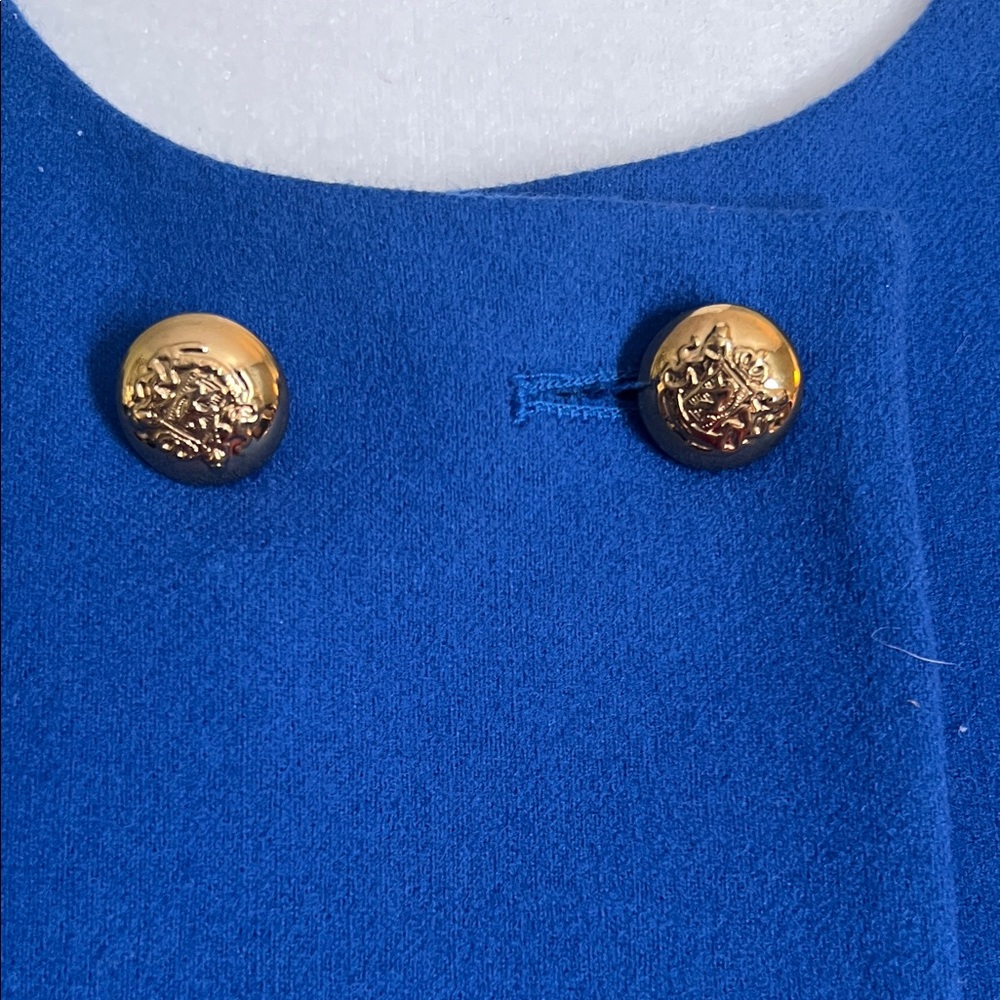 Pendleton Royal Blue Double-Breasted Blazer with Gold Buttons - Picture 2 of 5